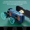 X8 Portable Speaker Bluetooth 5.0 60W Deep Bass Soundbar with IPX5 Waterproof Speaker 360° Surround Sound Voice Assistant
