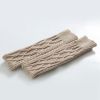 Knitted Over Knee Leg Warmers For Indoor Household Hosiery Wool Warm Knee Pads Double Diamond Floor Socks